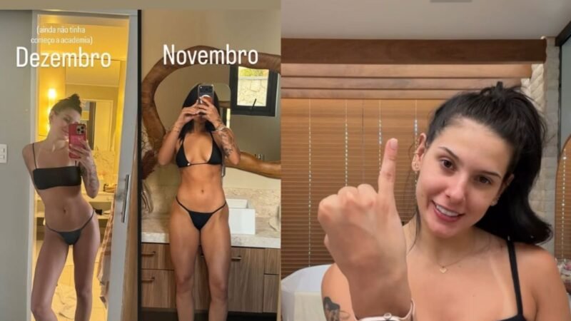 Com quase um ano de foco, Ana Castela mostra evolução no corpo