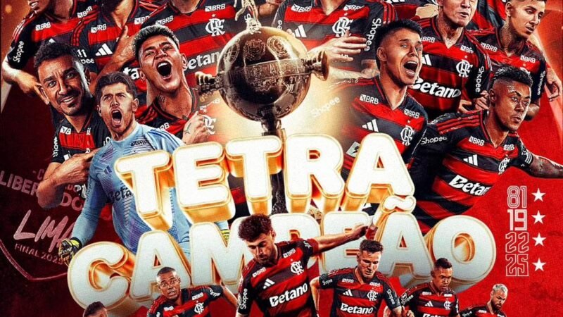 Flamengo se isola como maior campeão brasileiro na Libertadores