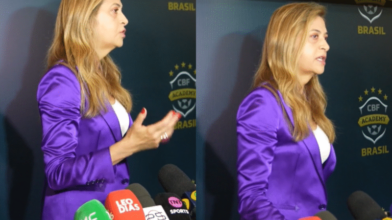 Leila revela bronca ao elenco do Palmeiras após oscilações: “Externei meu descontentamento”