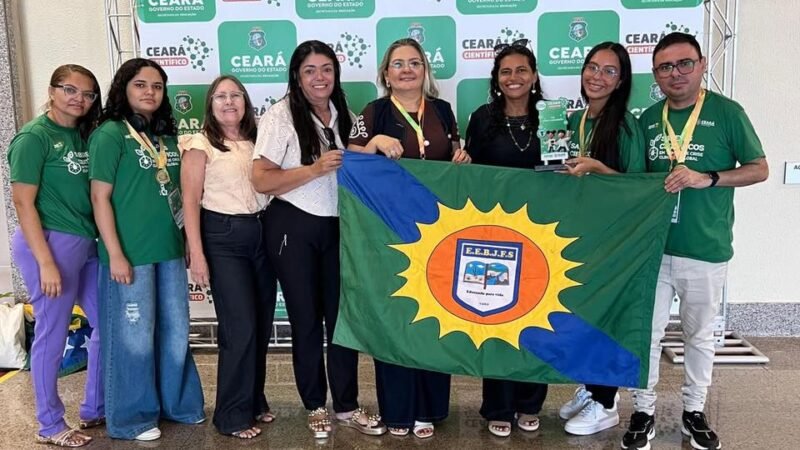ALUNAS DE SÃO JOÃO DO ARUARU CONQUISTAM 1º LUGAR ESTADUAL NO CEARÁ CIENTÍFICO