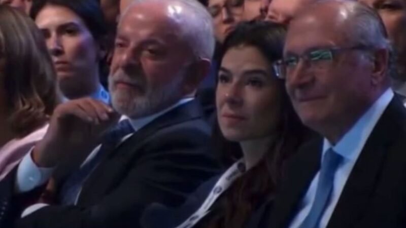 Moraes celebra fim de sanções e Nunes pede socorro a Lula no lançamento do SBT News