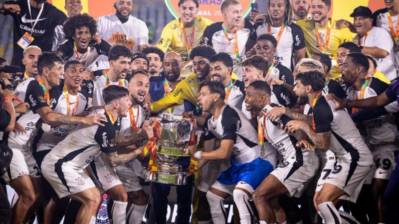 Taça milionária alivia o caixa! Saiba quanto o Corinthians arrecadou com título da Copa do Brasil