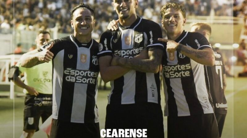 Ceará goleou a equipe do Ferroviário por 5 a 1